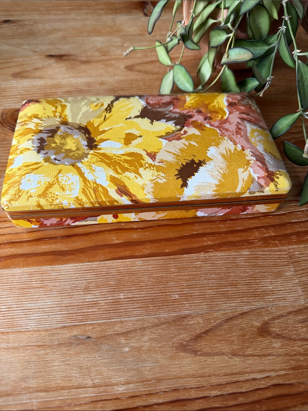 Vintage Floral Jewelry Box